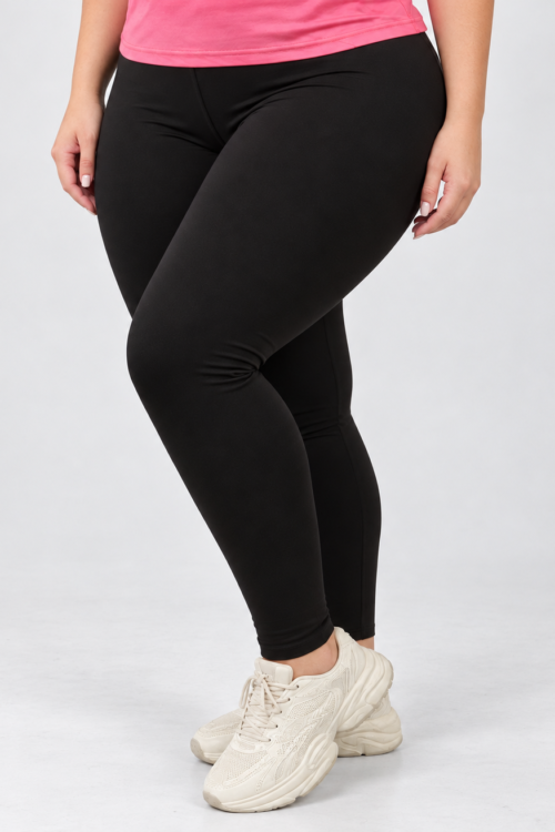 Curvy High-Waist Sports Leggings