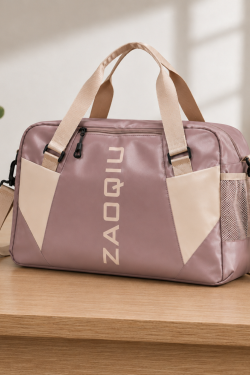 Kashmir-ZAQIU Weekender Travel Bag With Shoe Compartment