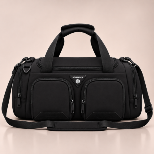 Flexa Travel & Gym Duffel Bag- Black