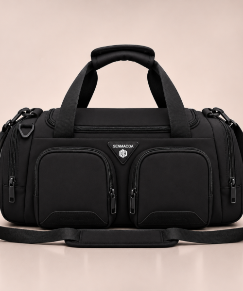 Flexa Travel & Gym Duffel Bag- Black