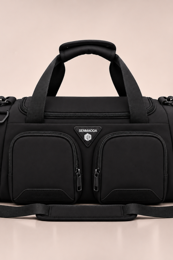 Flexa Travel & Gym Duffel Bag- Black