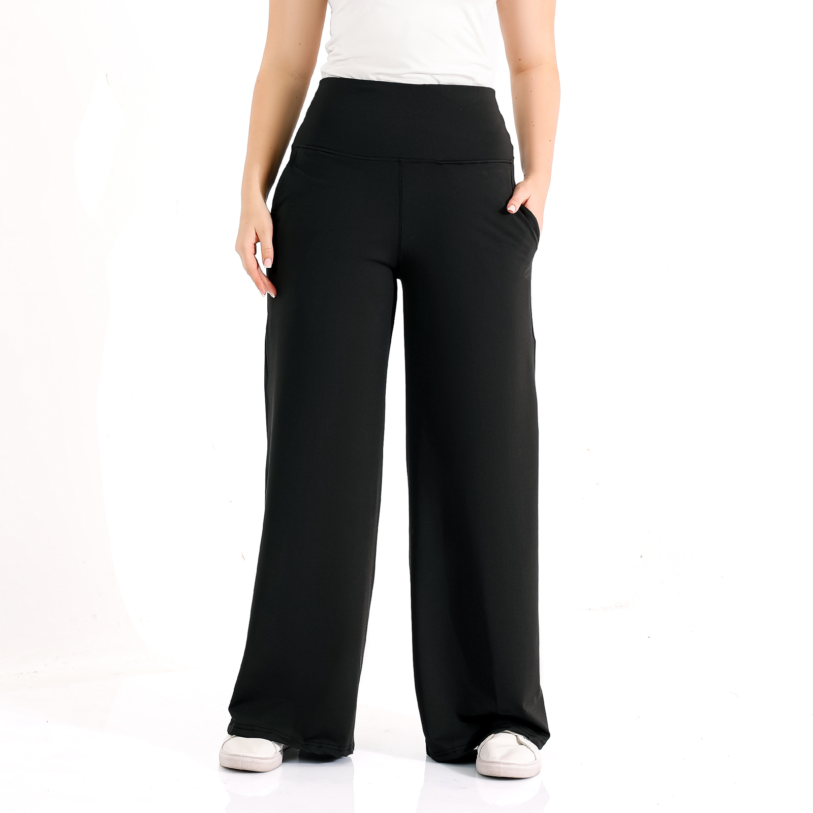 High-Waisted Motion Wide-Leg Pants - Image 2