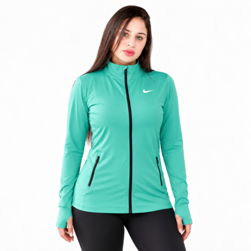 Active Flow Jacket -Ment Green- Zipped Pocket