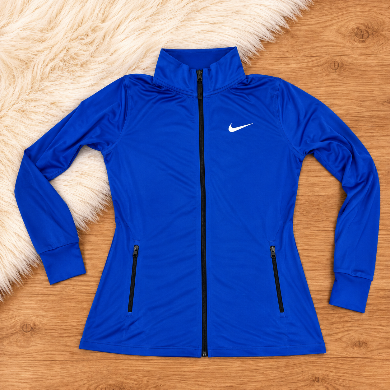 Active Flow Jacket - Blue - Zipped Pocket - Image 4