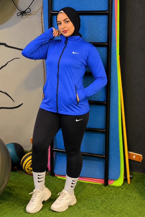 Active Flow Jacket – Blue – Zipped Pocket
