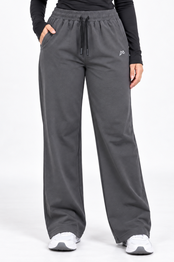 Gray Motion Flex Straight Pants