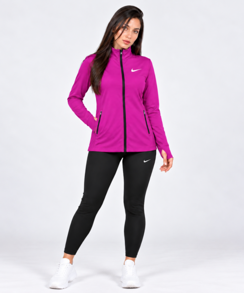 Active Flow Jacket – Magenta – Zipped Pocket