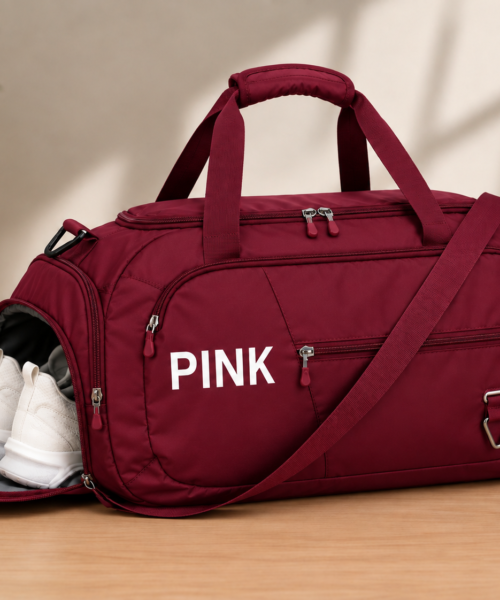 Flex 3-in-1 Duffle Bag -Burgundy Red