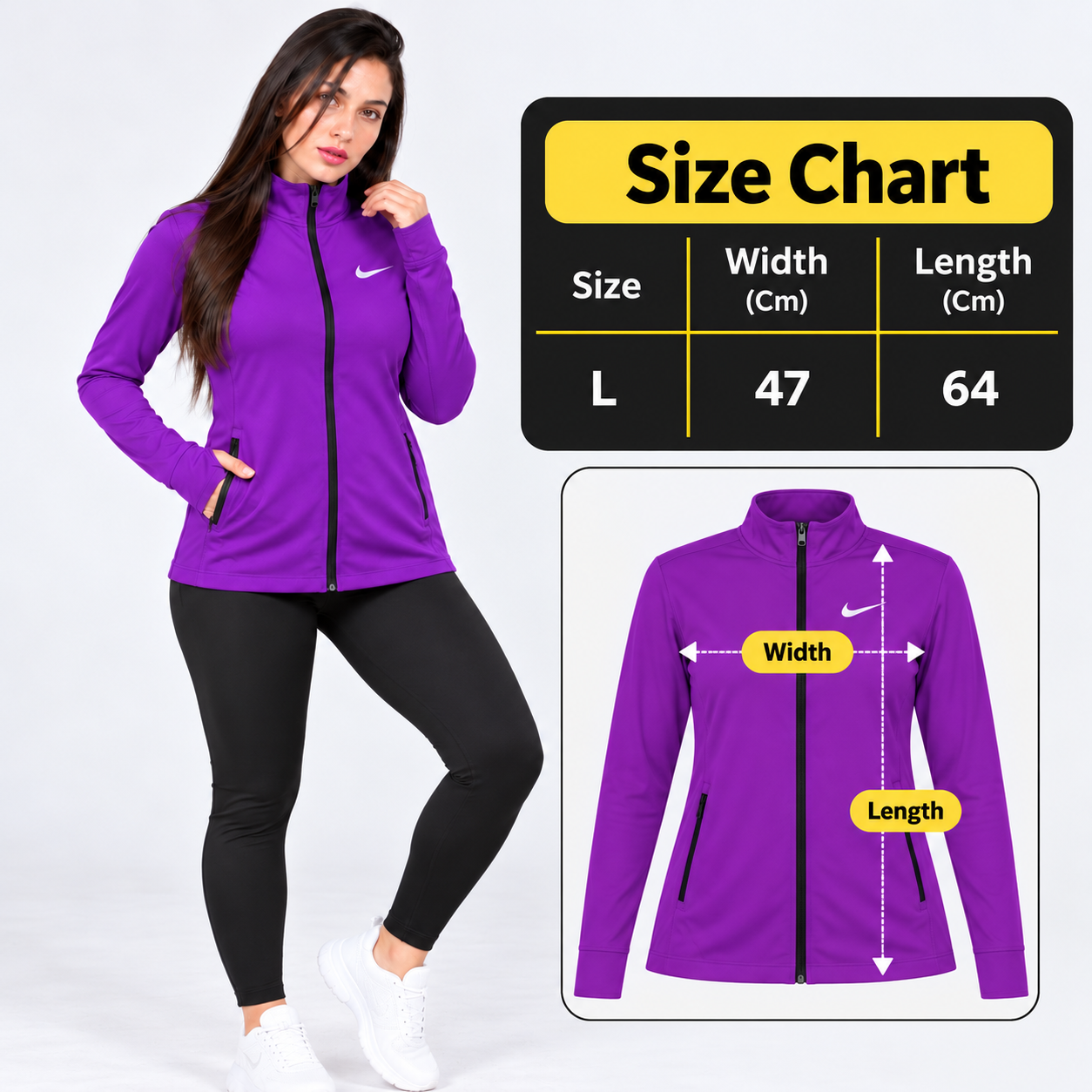 Active Flow Jacket - purple - Image 3