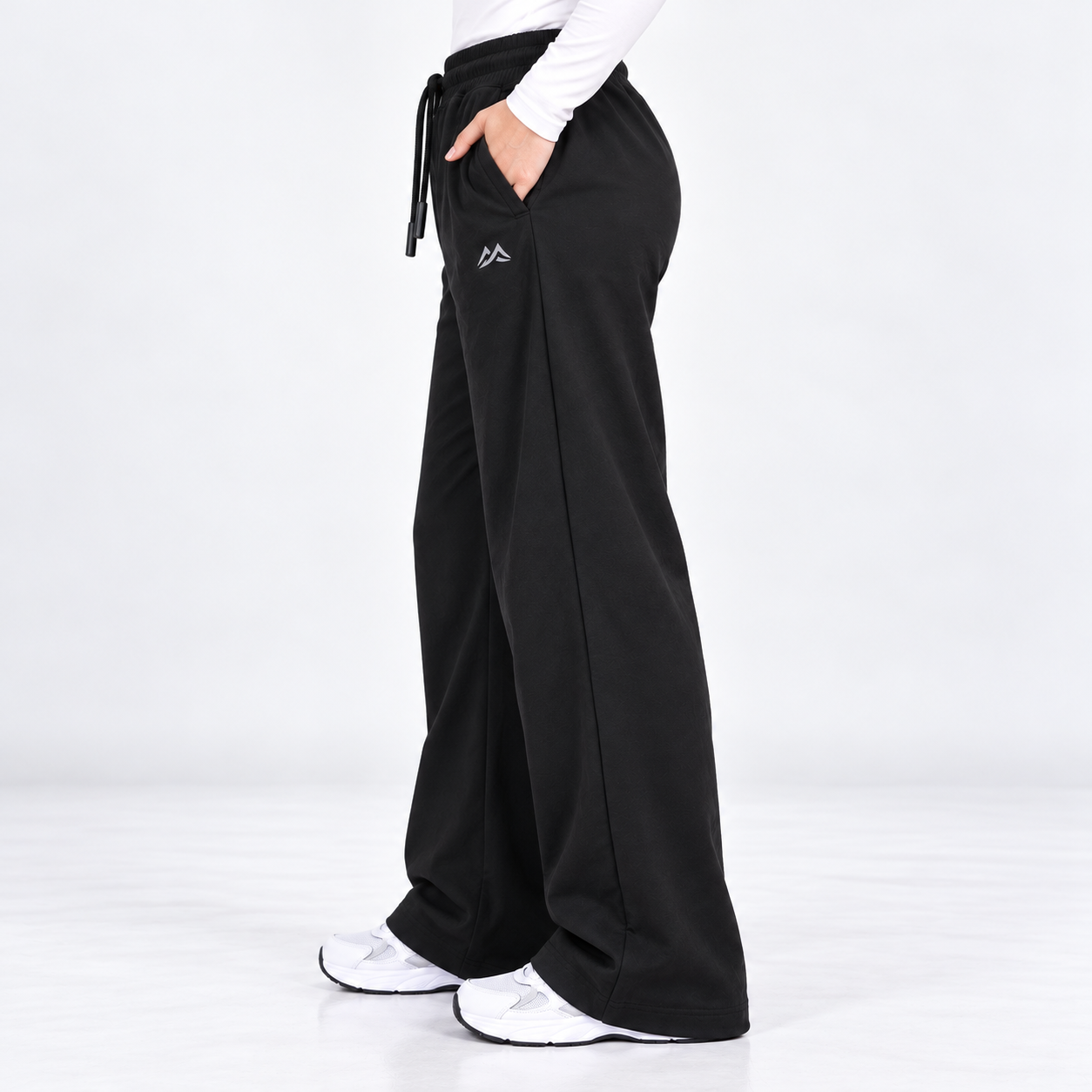 Black Motion Flex Straight Pants - Image 2