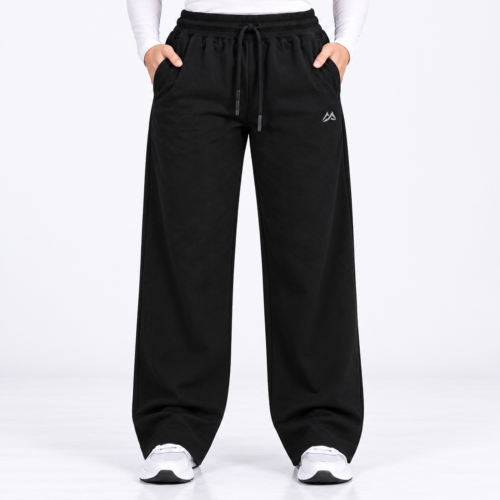 Black Motion Flex Straight Pants